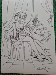 François Walthéry - Colombe - Planche originale