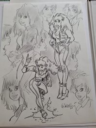 François Walthéry - Différentes Rubine - Planche originale