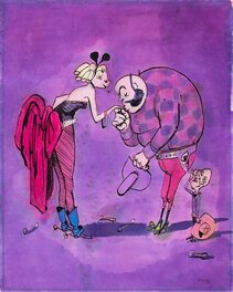 Blutch - Blutch Variations- Le Grand Duc - Illustration originale