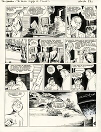 Frank Le Gall - Théodore Poussin - Le dernier voyage de l'Amok, Tome 13 - Planche originale