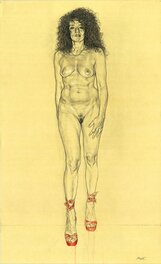 Riccardo Mannelli - Don’t let it be - Raffaella - Illustration originale