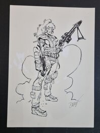 Danilo Beyruth - Atari Force - Illustration originale