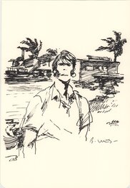 Bastien Vivès - Bastien VIVES - Corto Maltese  Le jour d'avant - 30 - Original Illustration