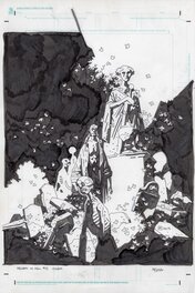 Mike Mignola - Hellboy in Hell #5 Cover - Couverture originale