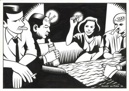 Thierry Guitard - Thierry Guitard - illustration pour une étiquette de Meursault - Original Illustration