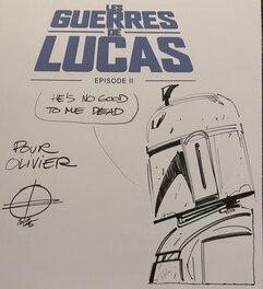 Dédicace de Renaud Roche dans 'Les Guerres de Lucas' Episode II