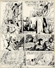 Gérald Forton - Bob Morane, Le secret des 7 temples - Planche originale