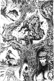 Liam Sharp - Spawn Dark Ages 1 page 5 - Original Illustration