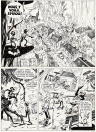 Yoann - Spirou, Alerte aux Zorkons - Planche originale