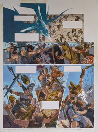Mise en couleur - La guerre des dieux - planche 14