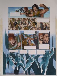 Mise en couleur - La guerre des dieux - planche 15