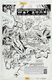 Greg Land - Legends of the DC universe #8 - Illustration originale