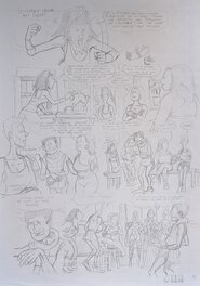 Nicolas Van de Walle - Adelin & Irina 3 - planche 5 - Œuvre originale