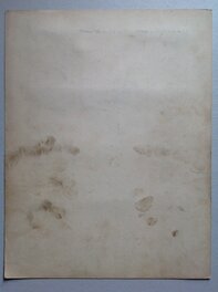 Le Verso de la Planche 11 (12/12) du FANTAX 12 , avec Tampon de Pierre Mouchot