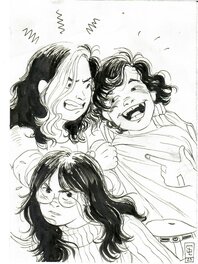 Stéphane Louwes - Moon - Original Illustration