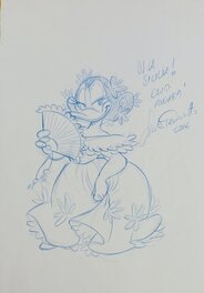 Giada Perissinotto - Daisy Duck - Daisy Duck viva la Sicilia ! - Illustration originale