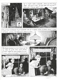 Hervé Tanquerelle - Hervé Tanquerelle - Professeur Bell tome 3 page d'ouverture - Planche originale