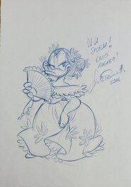 Giada Perissinotto - Daisy Duck - Daisy Duck viva la Sicilia ! - Illustration originale