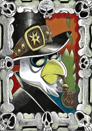 Nicolas Kéramidas - 2025 - Nicolas Kéramidas - Hyacinthe de Cavallère - Le grimoire de l'inventeur - Original Illustration