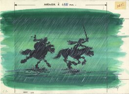 Philippe Luguy - Album "Percevan" - Page de garde du Tome 08 - Planche originale