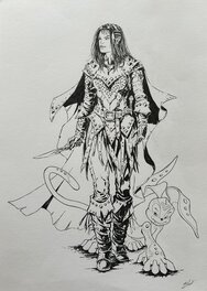 Boyan Vukic - Seeds Of War - Mira et Zepp - Original Illustration