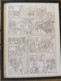 Jean-Christophe Thibert - Planche 40 crayonnée - Planche originale