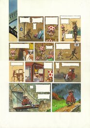 Turf - Album "La nef des fous" - Planche 173 du Tome 04 - Planche originale