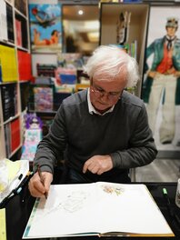 Loïc Jouannigot en dédicace à la librairie Sanzot, à Paris