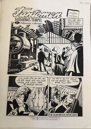 César Spadari - The Phantom Splash Page - Planche originale