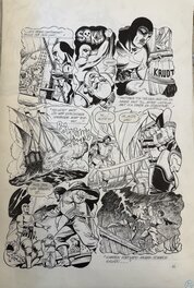 César Spadari - The Sword in The Sand “The Phantom “ - Planche originale