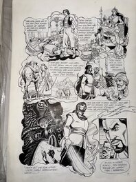 César Spadari - The Sword of Atan Singh “The Phantom “ - Planche originale