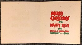 Little Orphan Annie Christmas Card 1953 Interior Little Orphan Annie Christmas Card 1953 Interior