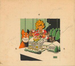 Little Orphan Annie Christmas Card Proof Little Orphan Annie Christmas Card Proof