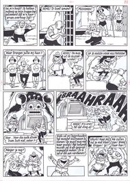 Paul Geerts - Paul Geerts | 1975 | Suske en Wiske en de Bokkige Bombardon - Planche originale