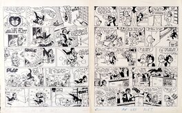 Michel Motti - Pif - "Tiger Khan" - Planche originale