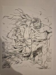 Jean-Louis Mourier - Signature MOURIER sur ex-libris - Œuvre originale