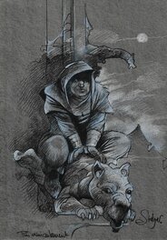 Éric Stalner - Bossu de Montfaucon-sur-gargouille - Original Illustration