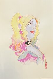 John Timms - Harley Quinn - Original Illustration