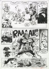 Eric Hérenguel - Série "Kran" - planche 12 du Tome 03 - Planche originale