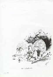 Eric Hérenguel - Série "Les montres" - Page de garde - Planche originale