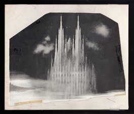 Karel Thole - FANTASTIC CATHEDRAL - Original Illustration