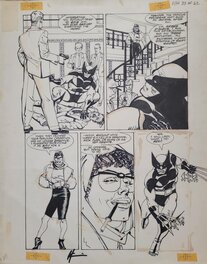 Howard Chaykin - Wolverine-Nick Fury "The Scorpio Connection" page 33 - Comic Strip