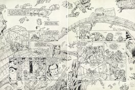 Damour - Série "NASH" - Planche 12 et 13 du Tome 03 - Comic Strip