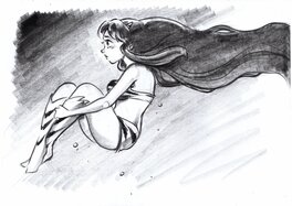 Eric Gandois - Lamu - Illustration originale