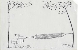 Cesc - Wrong place - Illustration originale