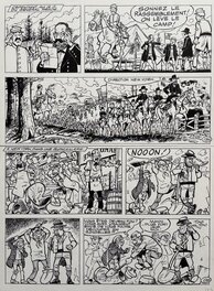Willy Lambil - Les Tuniques Bleues - Emeutes a New York - Planche originale
