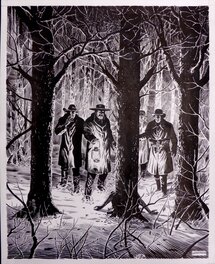 Couverture tirage noir et blanc Wild West tomes 3 et 4