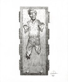 Renaud Roche - Les Guerres de Lucas - Dessin original - R28 - Original Illustration