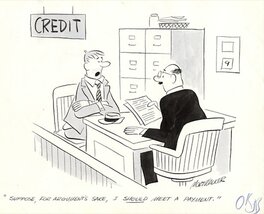 Pre-Beetle Bailey magazine cartoon