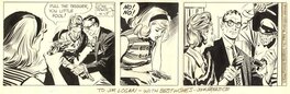 John Prentice - Rip Kirby -strip 4-17-1964 - Planche originale